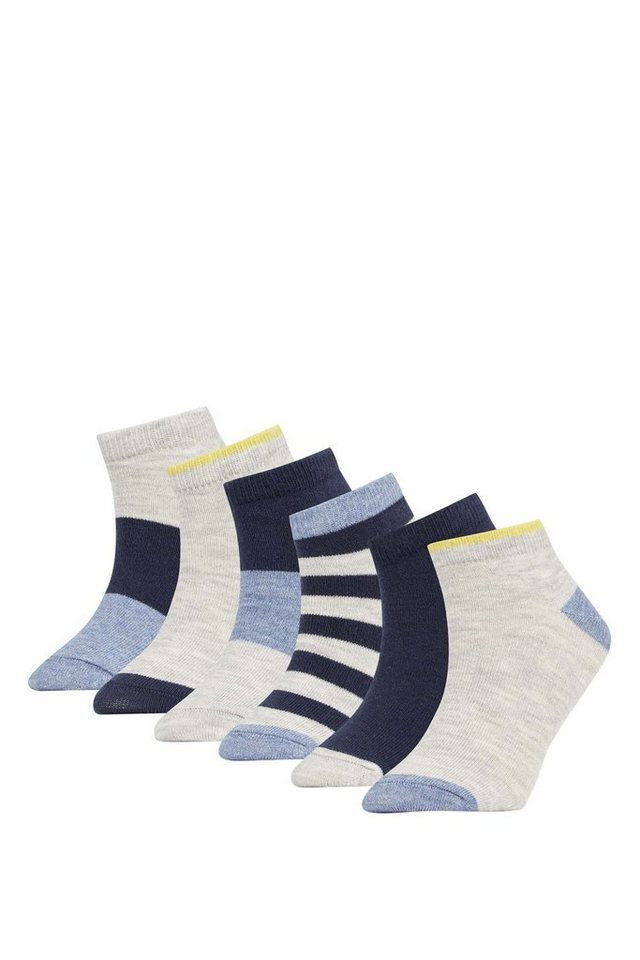 DeFacto Kurzsocken Kurzsocken LOW CUT (6 tlg) (Packung, 6-Paar)