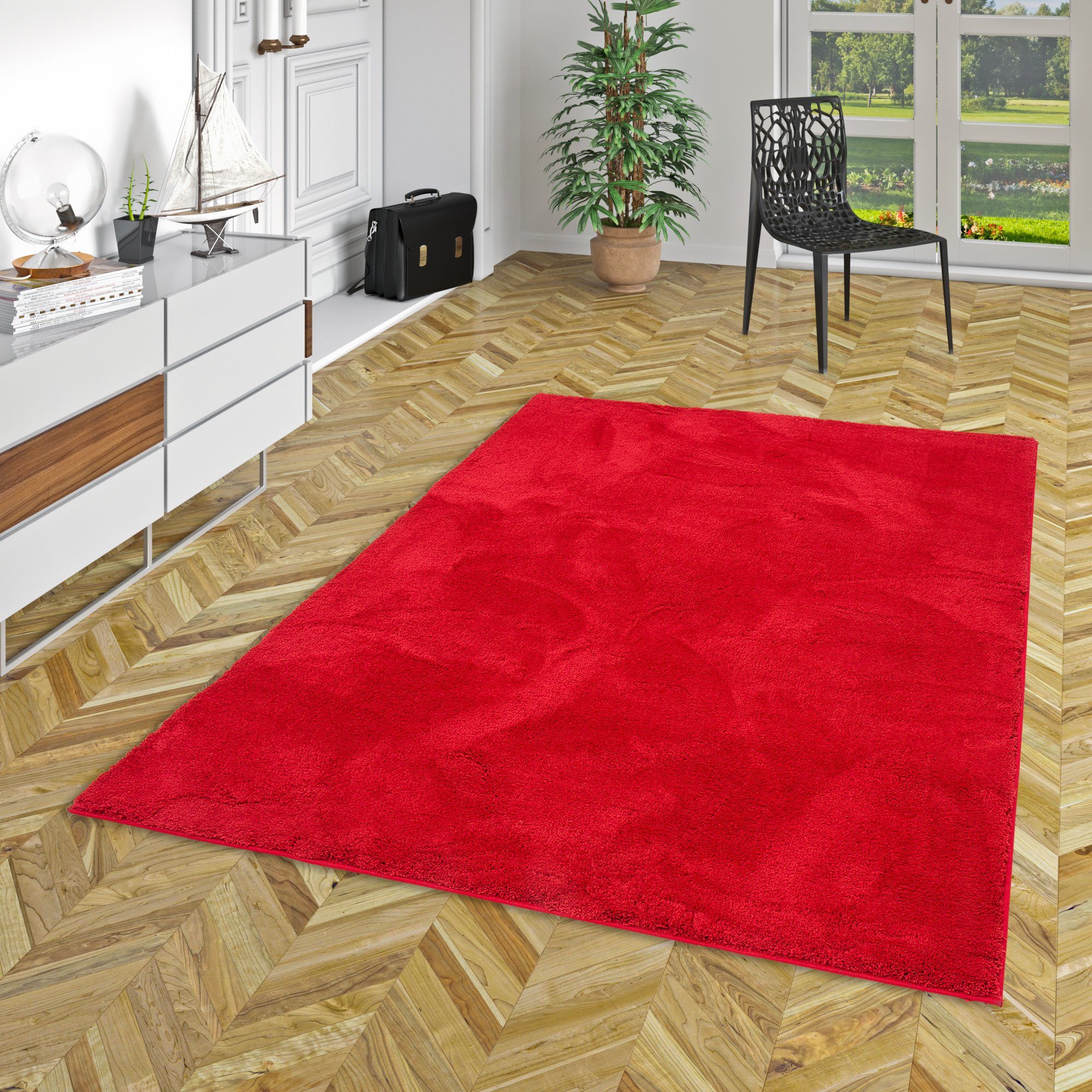 Pergamon Hochflor-Teppich Hochflor Langflor Super Soft Teppich Silky, Rechteckig, Höhe: 30 mm