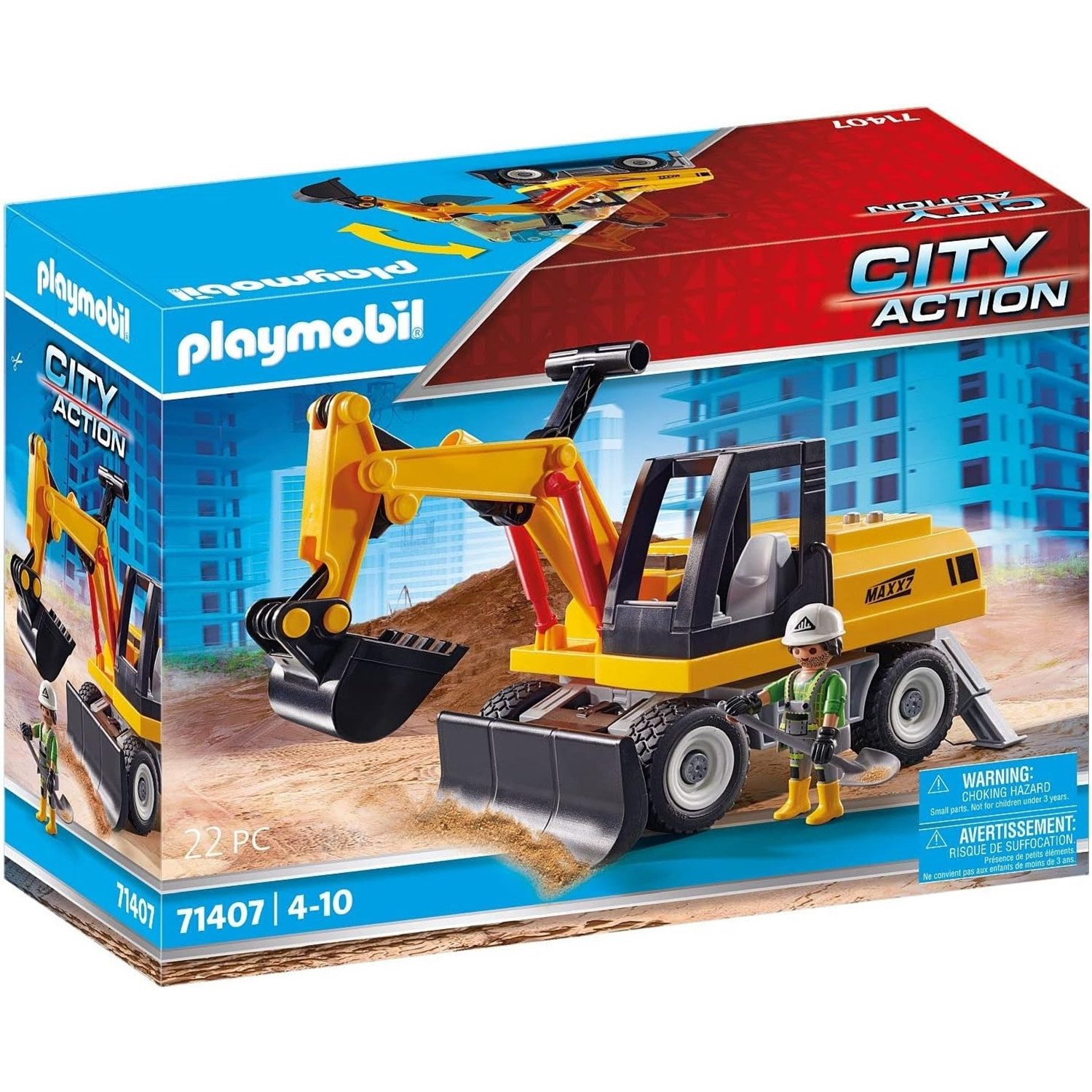 Playmobil® 71407 Bagger Konstruktions-Spielset günstig online kaufen