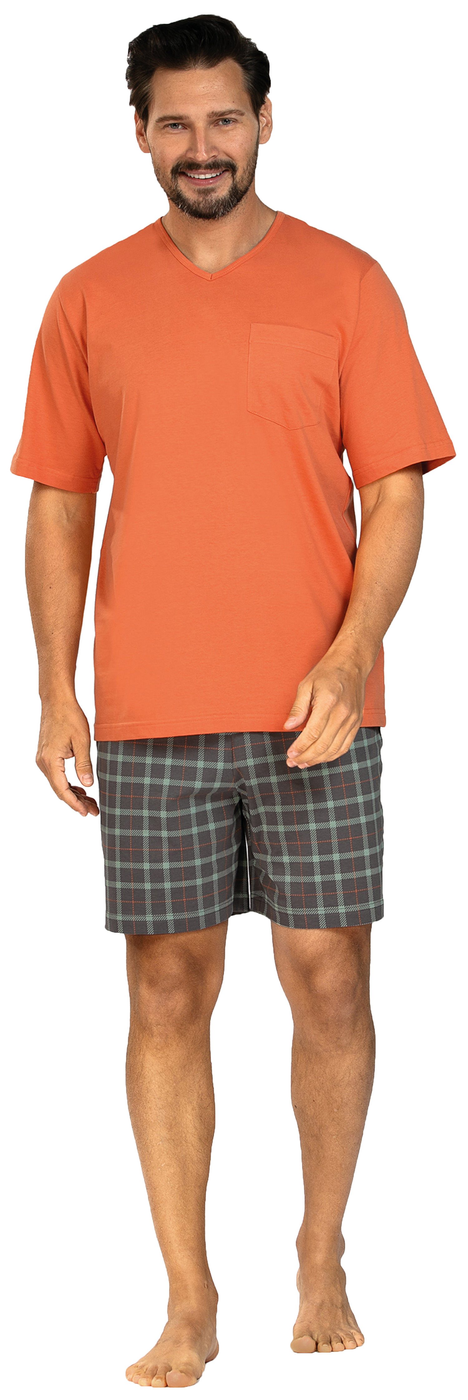 Comte Shorty Herren Schlafanzug kurz (2 tlg) Baumwolle