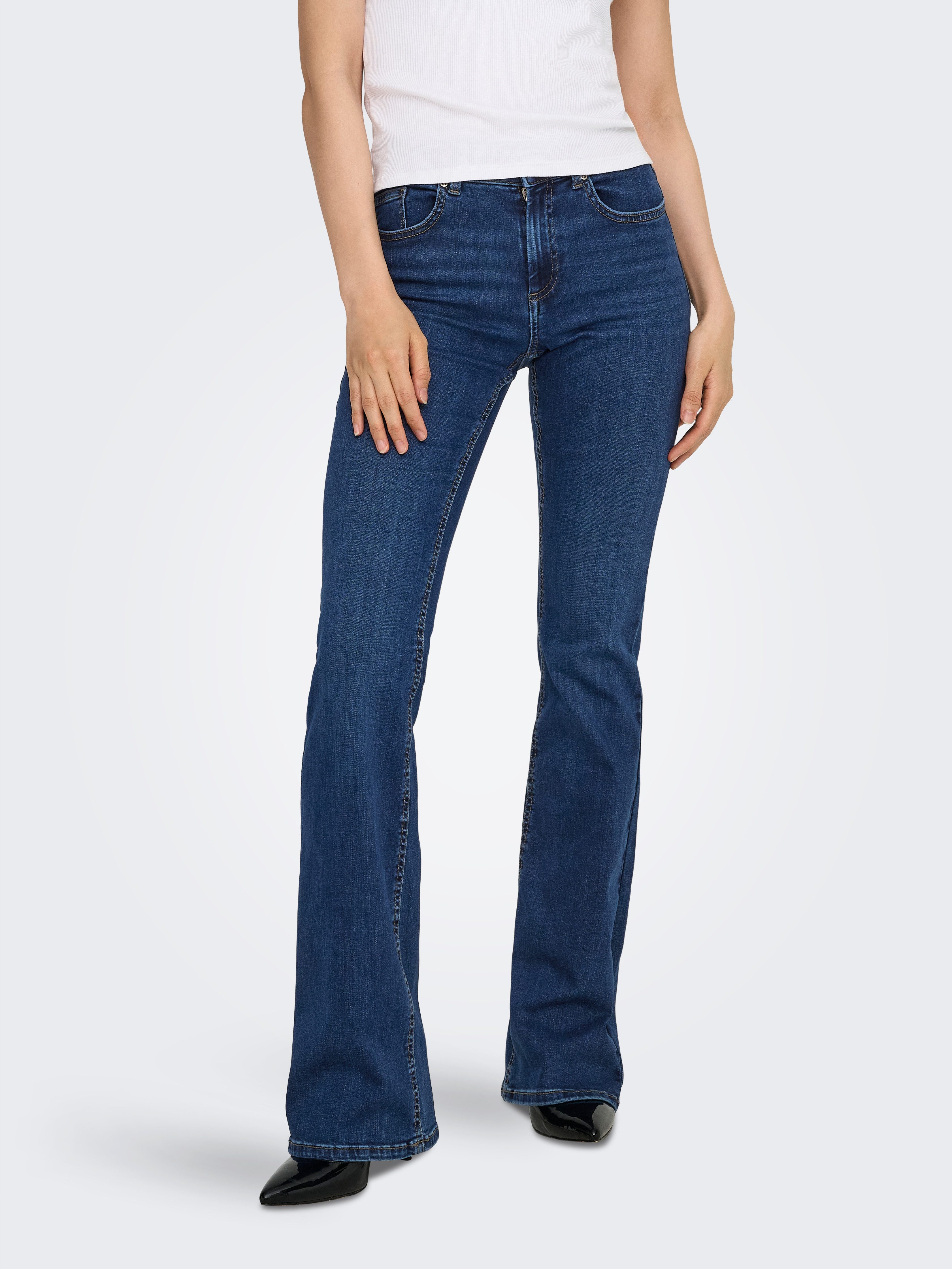 ONLY Bootcut-Jeans ONLBLUSH MW B-POC FLARED günstig online kaufen
