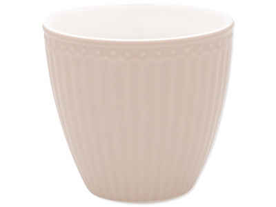 Greengate Becher Latte Tasse Alice Everyday, Steingut