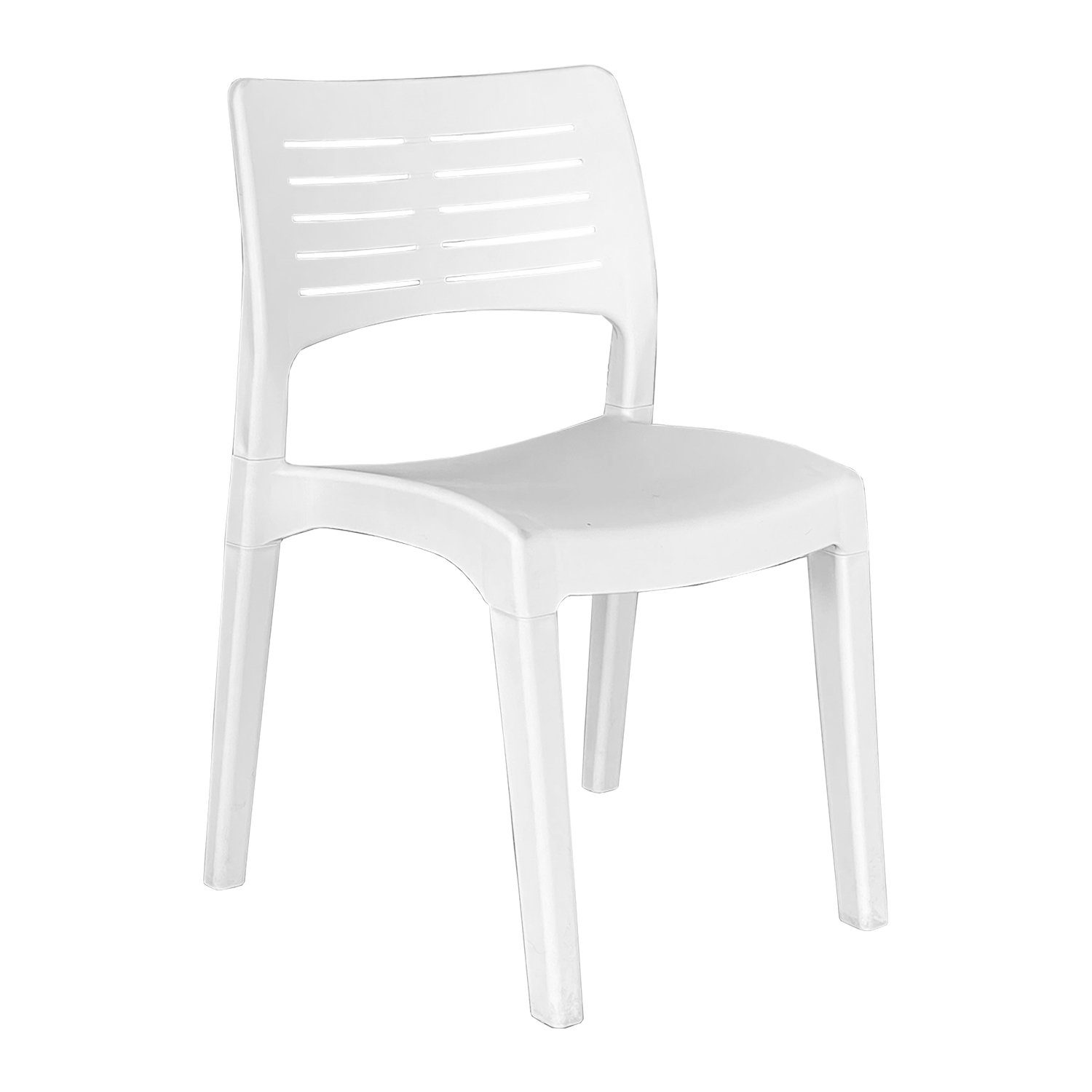 Mojawo Armlehnstuhl Stapelstuhl Bistrostuhl Stapelsessel Gartenstuhl günstig online kaufen
