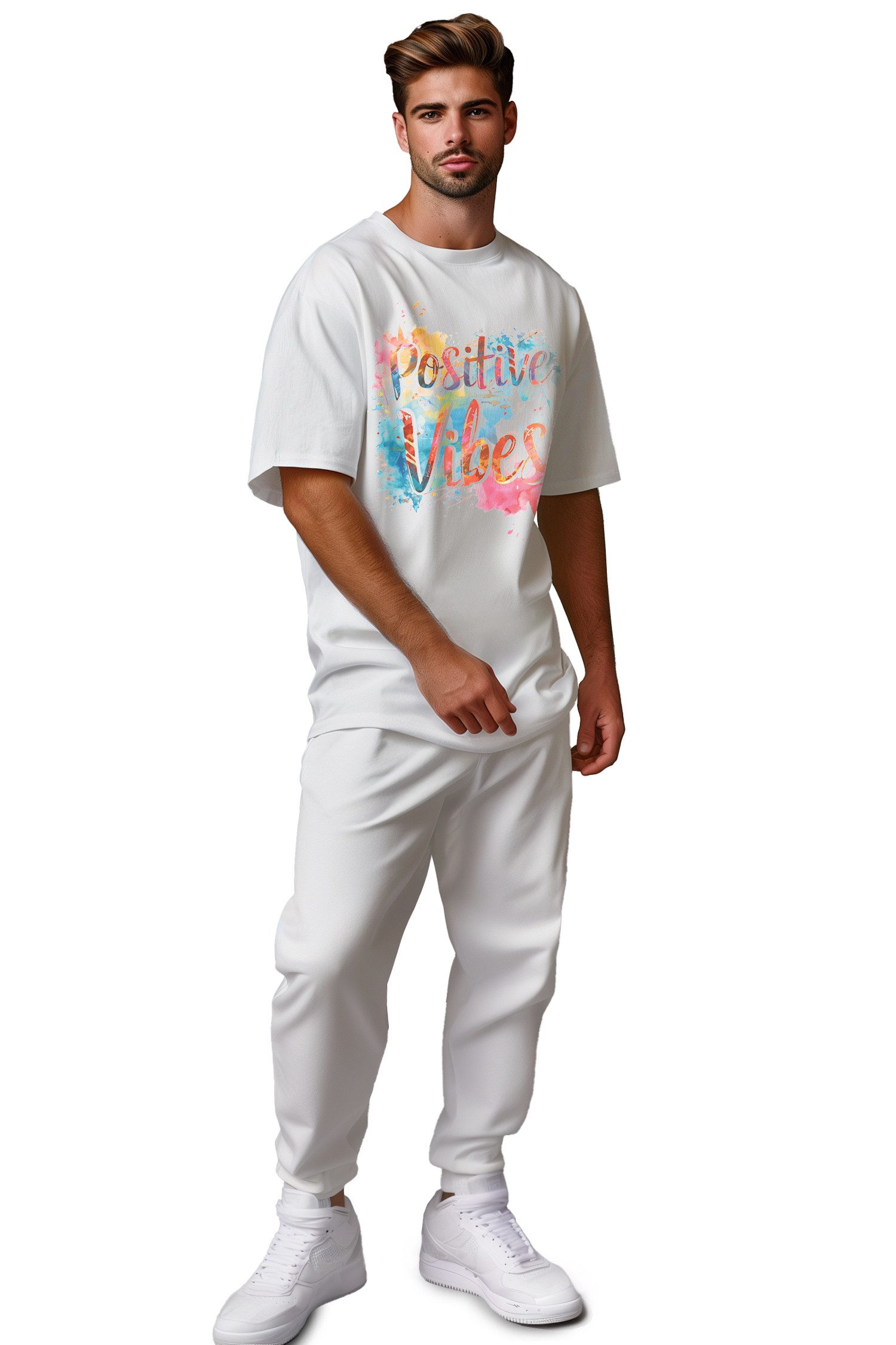 Reichstadt Print-Shirt Herren Oversized T-Shirt 24RS057 Verschiedene trendige und stilvolle Prints