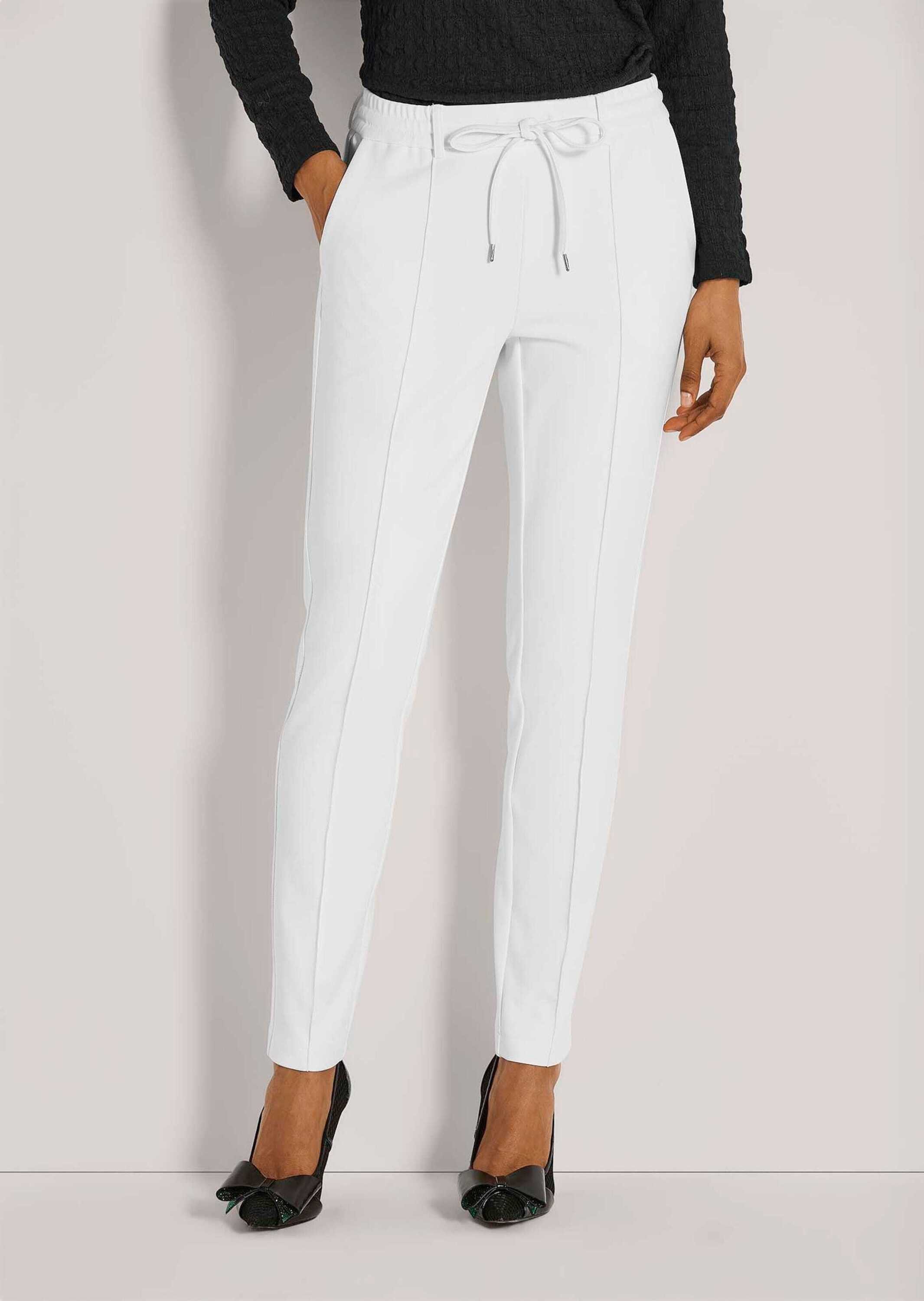 MADELEINE Stoffhose Stretchhose mit Tunnelzug Gerade, knöchellange Hose mit günstig online kaufen