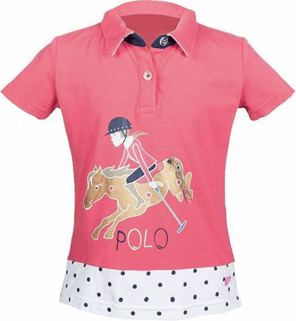 HKM Poloshirt -Santa Fe- himbeer 98/104