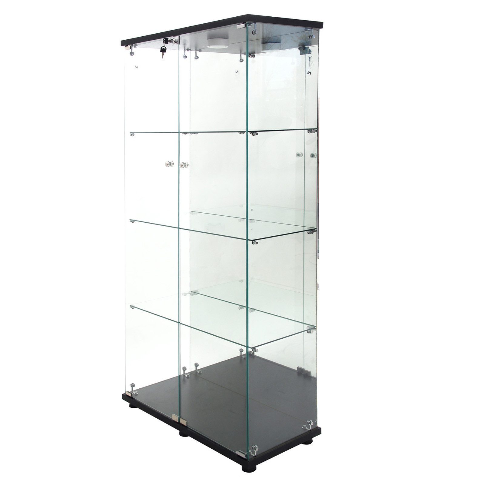 Furnishings Home Glasvitrine Vitrine Doppeltür Eckvitrine, günstig online kaufen