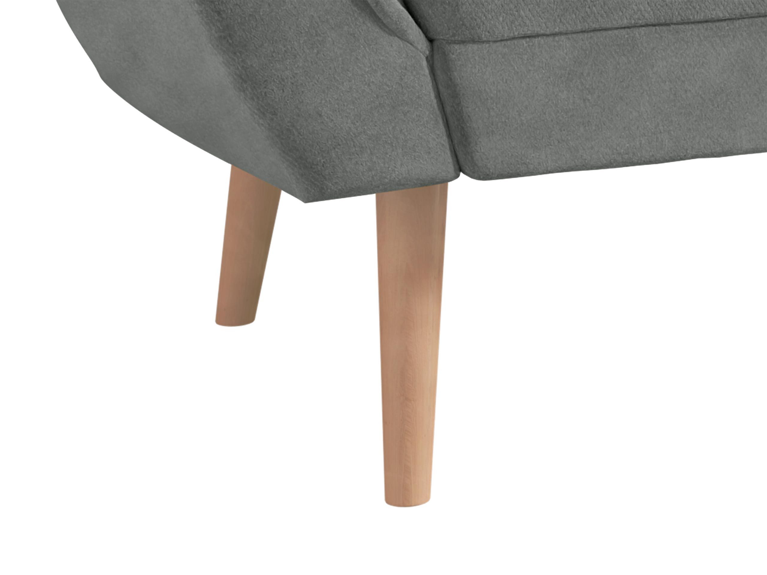 MIRJAN24 Sofa Skand 3, Holzkonstruktion, Wellenfeder, 3-Sitzer