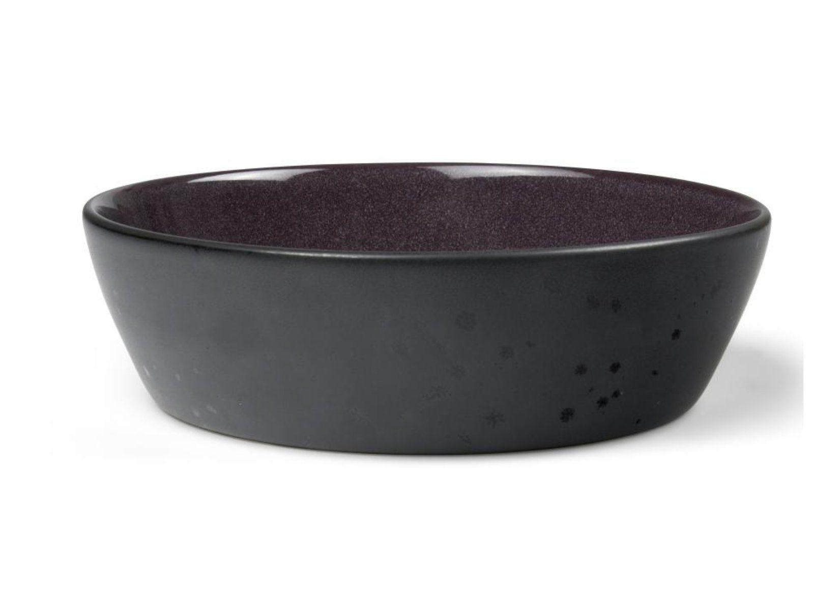 Bitz Suppenteller Suppenteller black / lilac 18 cm, Suppenschale 18 cm Steinzeug Schwarz/Lila