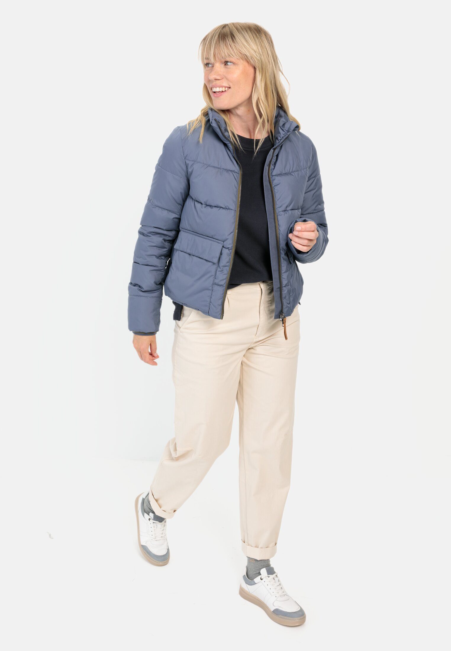 camel active Sweatshirt mit Waffelmuster Langarm