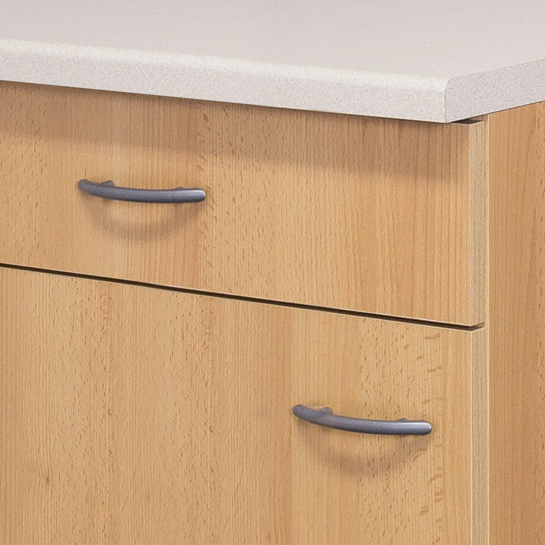 Flex-Well Apothekerschrank Demi Apothekerschrank Küche - 30 cm breit - Buche – Namu