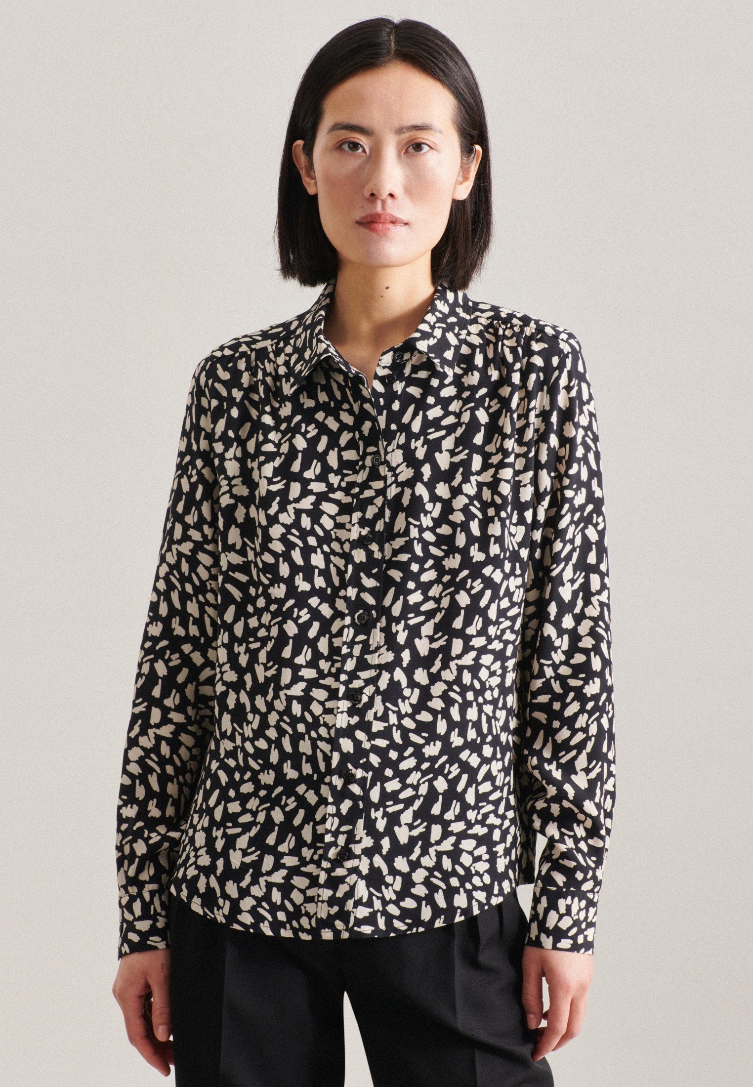 seidensticker Hemdbluse 1/1 Kragen Druck