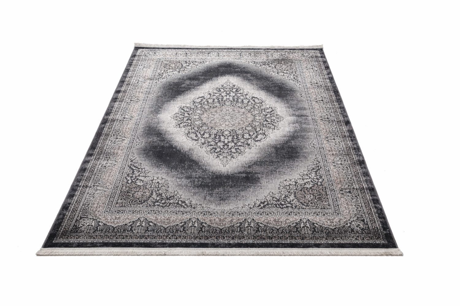 Vimoda Orientteppich Salsa, moderner orientalischer Klassiker Look, Rechteckig, Höhe: 13 mm, Teppich kurzflor modern, dicht, weich, Wohnzimmer, Schlafzimmer