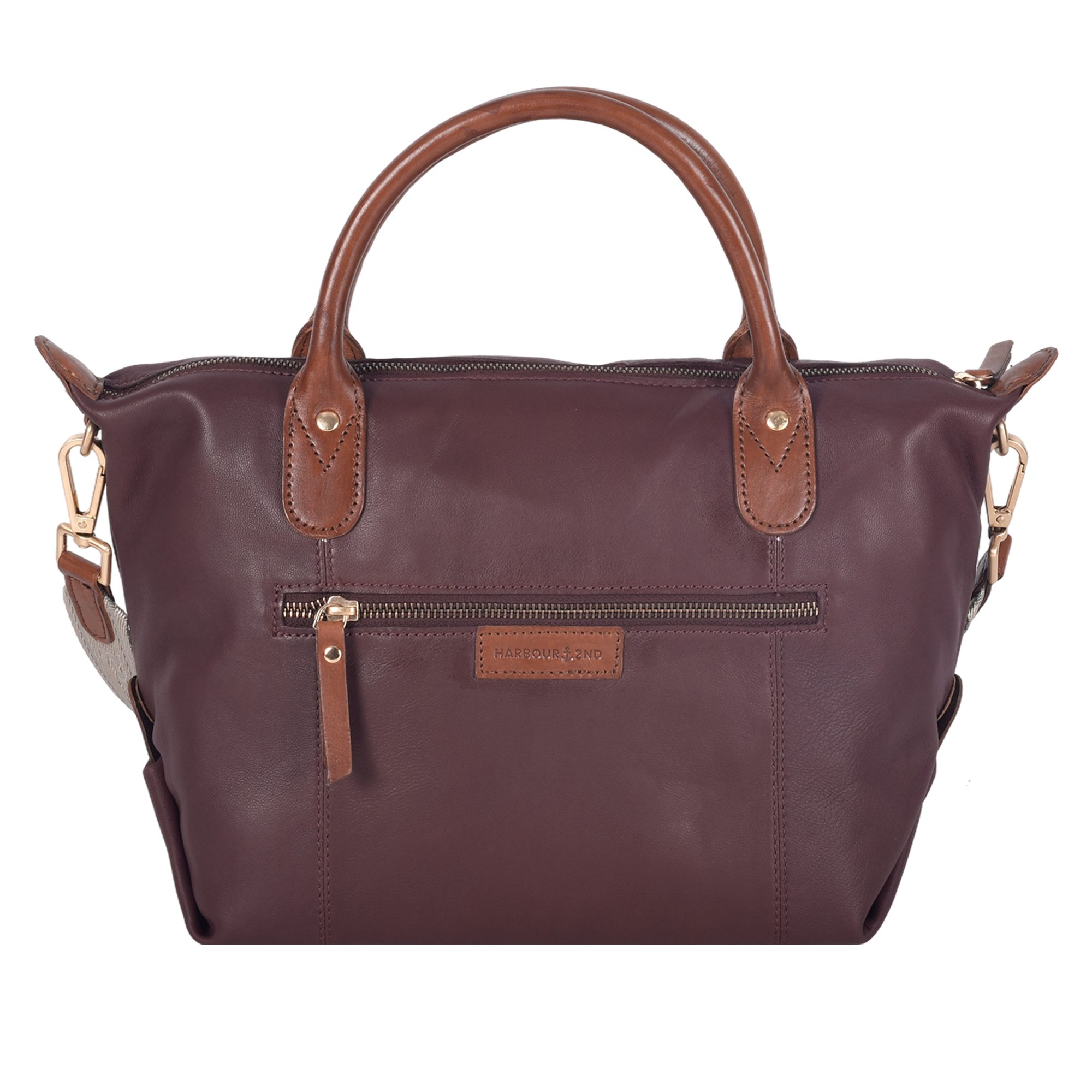 HARBOUR 2nd Handtasche, Damen Henkeltasche, Umhängetasche mit dekorativem Anhänger