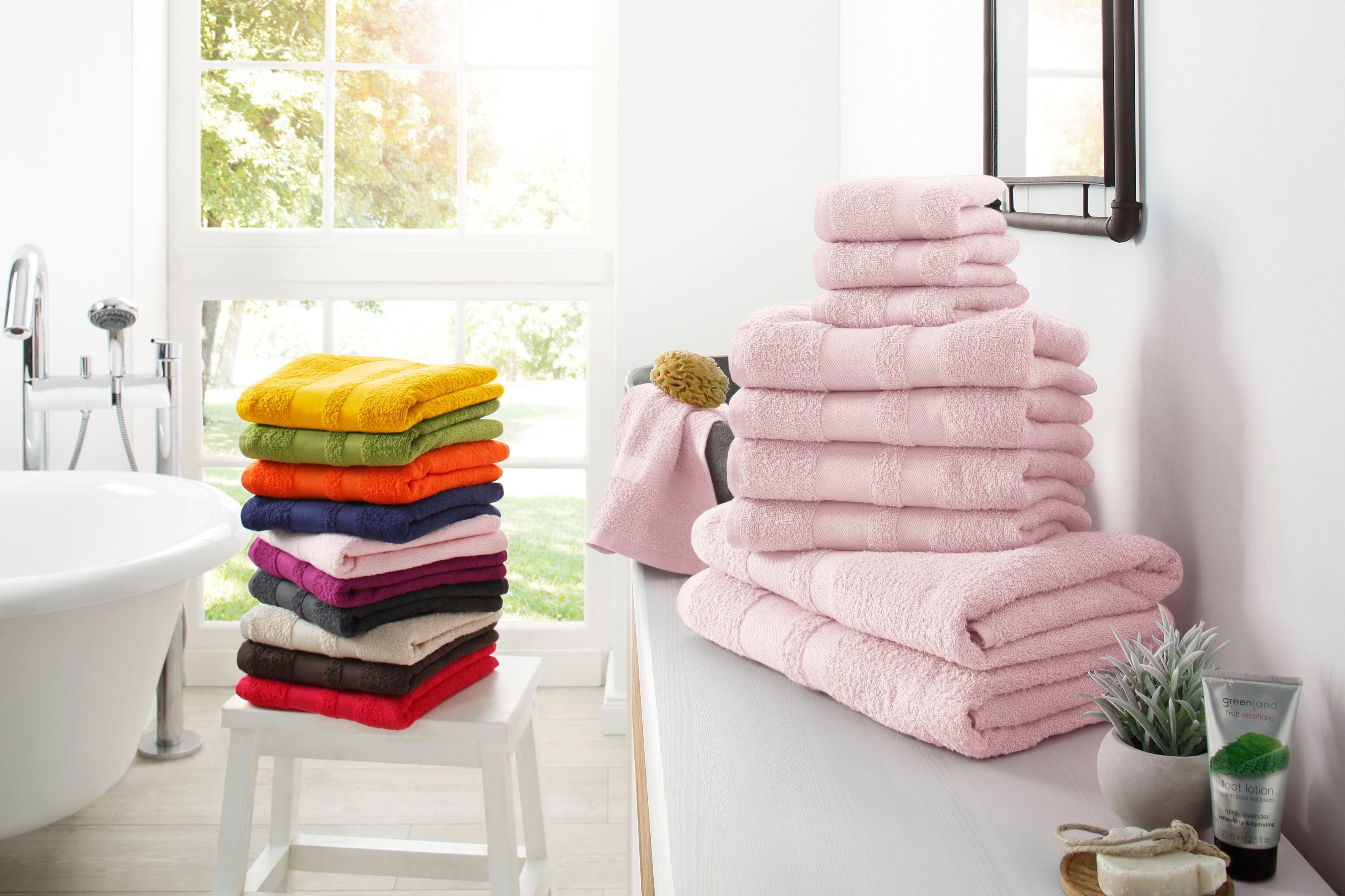 my home Handtuch Set Vanessa, 10-tlg günstig online kaufen