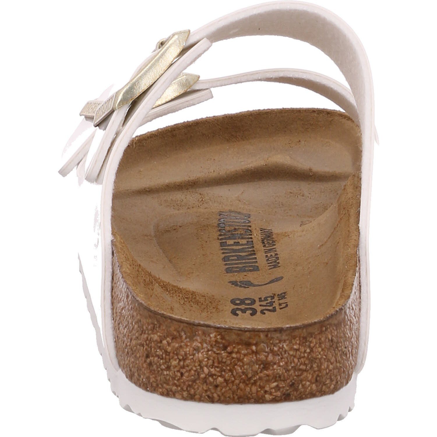 Birkenstock Arizona BF Patent White Lack Pantolette günstig online kaufen