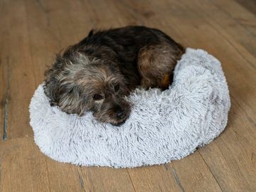 Lemodo Tierbett flauschiges Haustierbett, 60cm Durchmesser, waschmaschinenfest