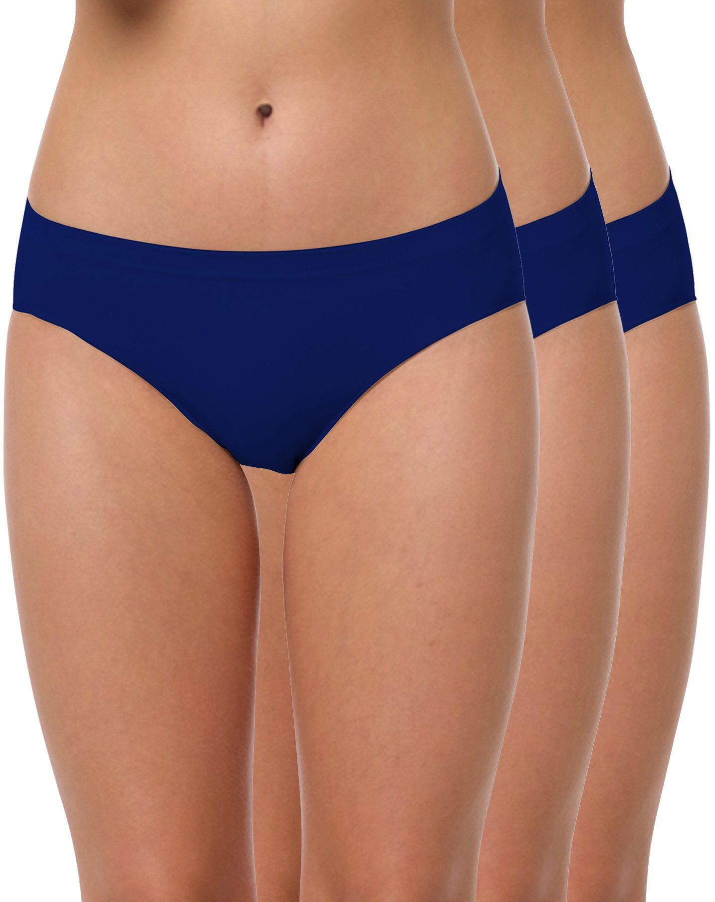 Yenita® Slip (3-St) in angenehmer Microfaserqualität marine