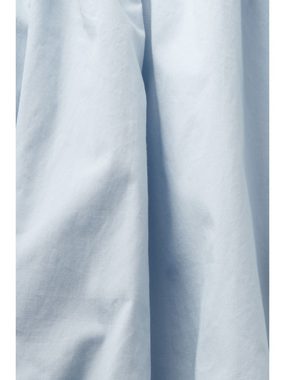 Esprit Kurzarmbluse Popeline-Bluse mit Schößchen
