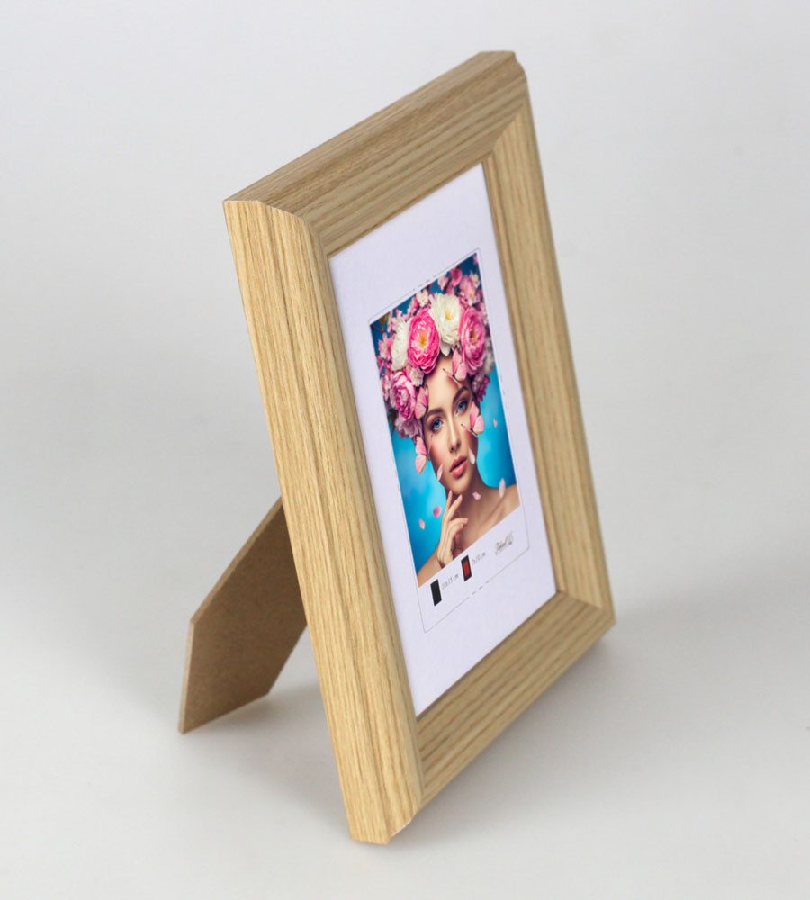 IDEAL TREND Bilderrahmen Holzrahmen mit Kunststoffglas günstig online kaufen