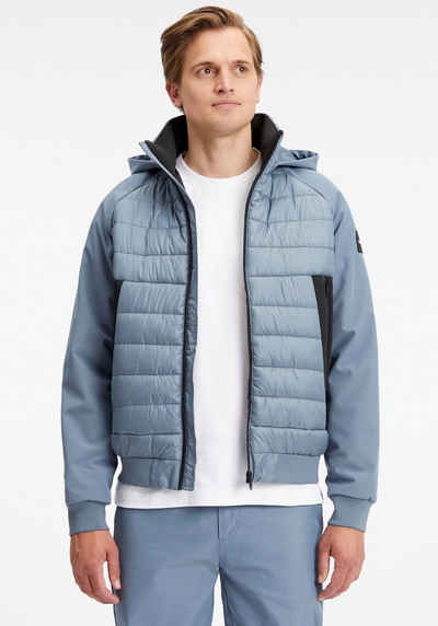 Calvin Klein Steppjacke ESSENTIAL MIX MEDIA JACKET mit abnhembarer Kapuze