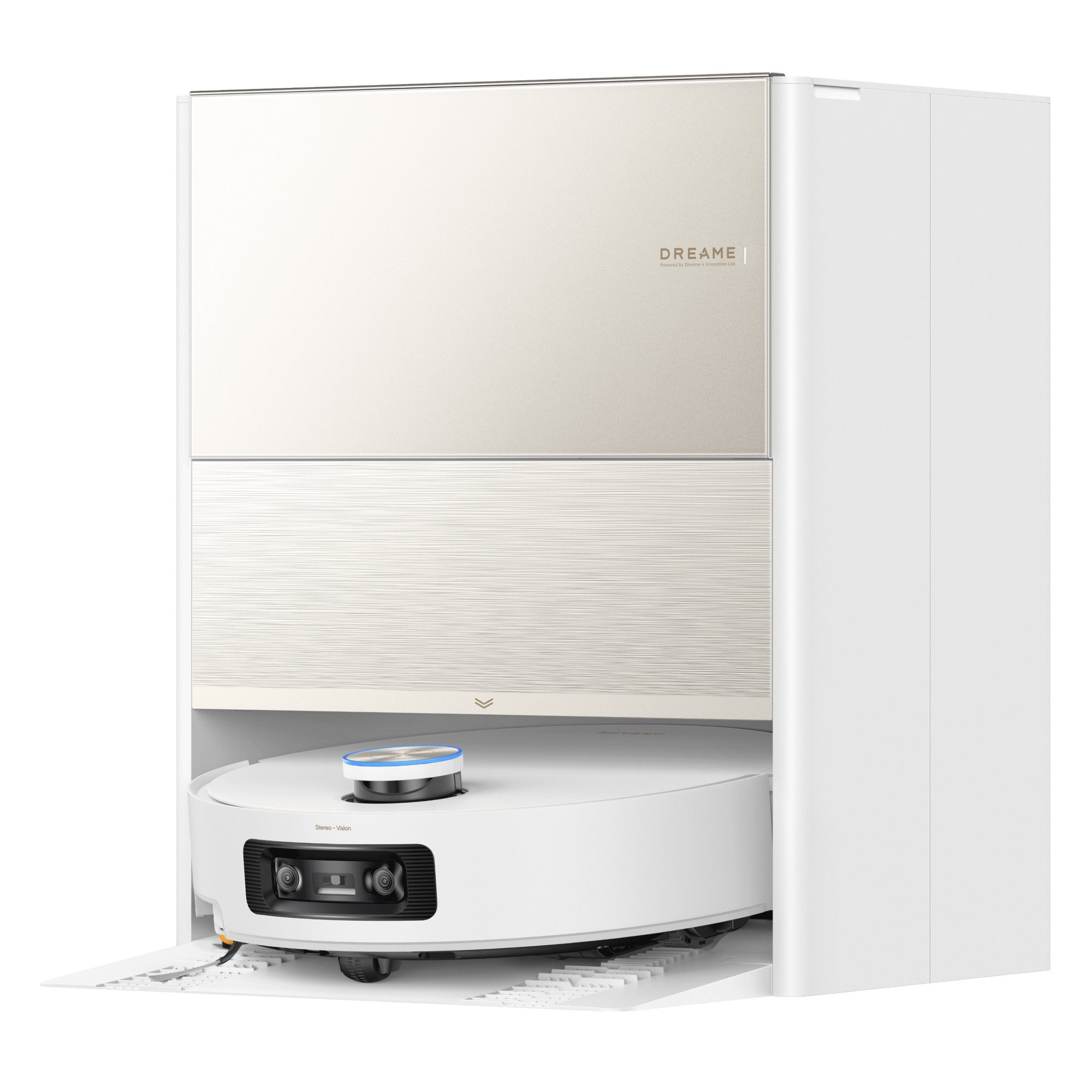 Dreame Nass-Trocken-Saugroboter Aqua20 Pro Ultra Roller X Complete White, 650 W, Vollautomatische Absaugstation, App-Steuerung