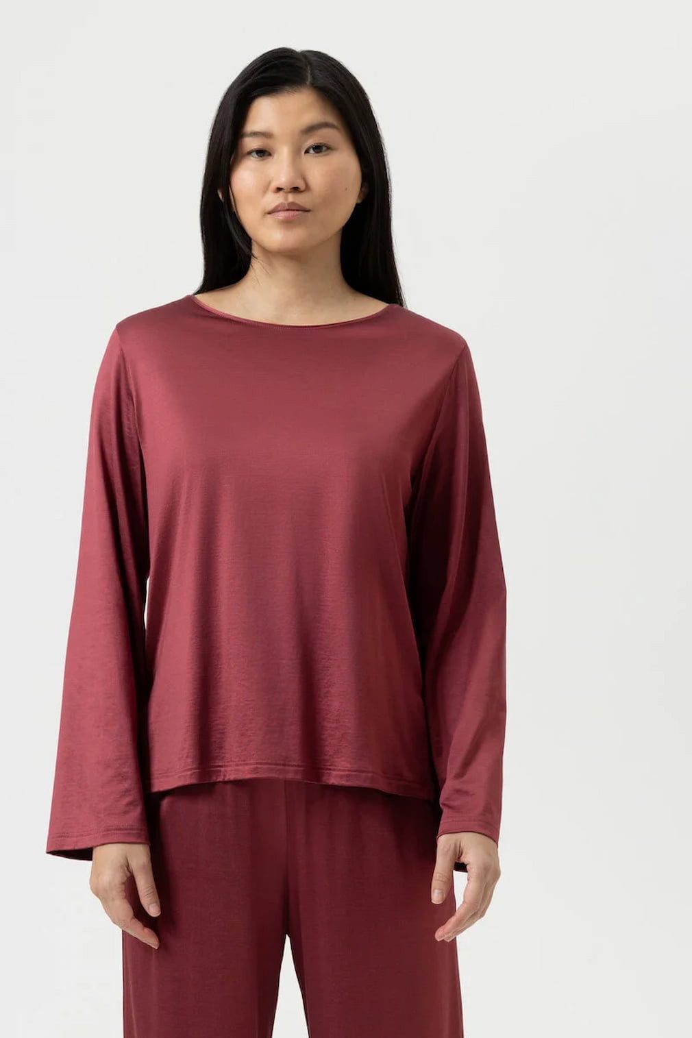 Mey T-Shirt Damen T-Shirt langarm PURE SHINE