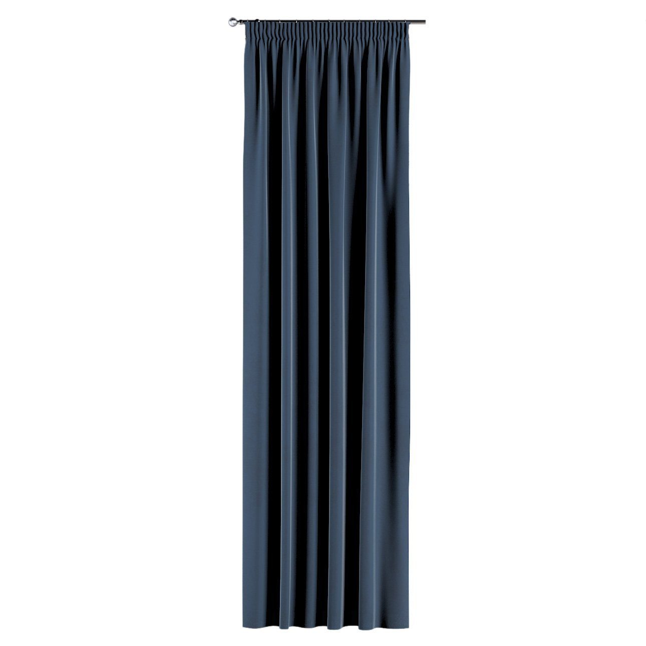 Crema, Vorhang 100 60 Kräuselband Vorhang x mit Dekoria cm, dunkelblau