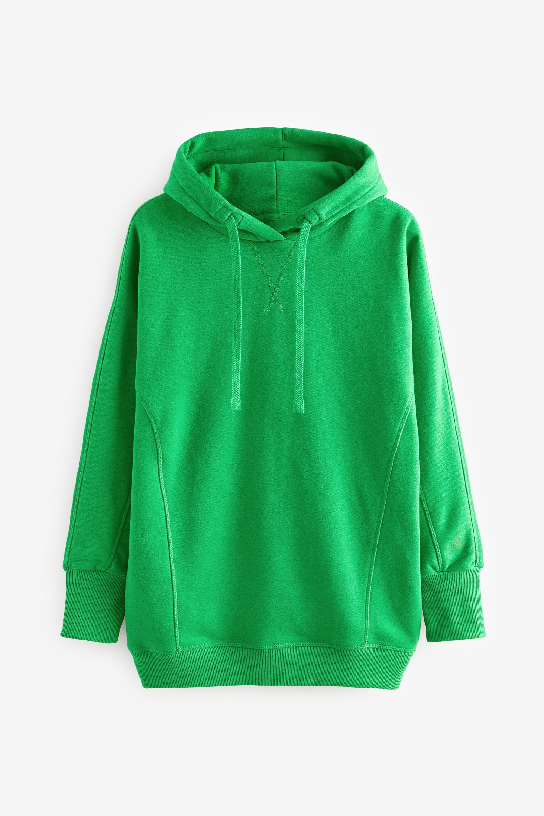 Next Kapuzensweatshirt Langes Kapuzensweatshirt (1-tlg) Green