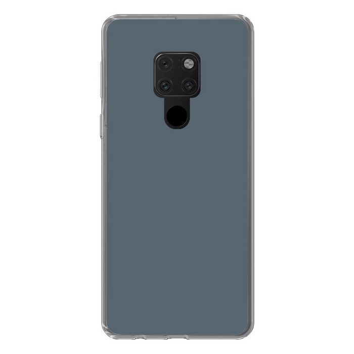 MuchoWow Handyhülle Farben - Blau - Innen Phone Case Handyhülle Huawei Mate 20 Silikon Schutzhülle