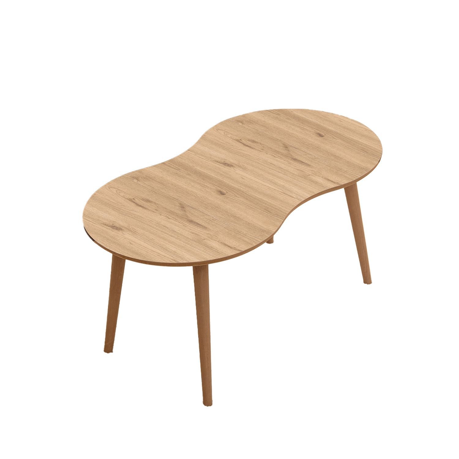 Skye Decor Couchtisch Moon (1-St., 1 Tisch), MDF mit Holzbeinen