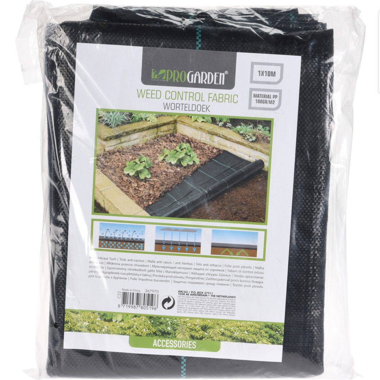 Progarden Gartenvlies Gartenvlies gegen Unkraut, 1 x 10 m