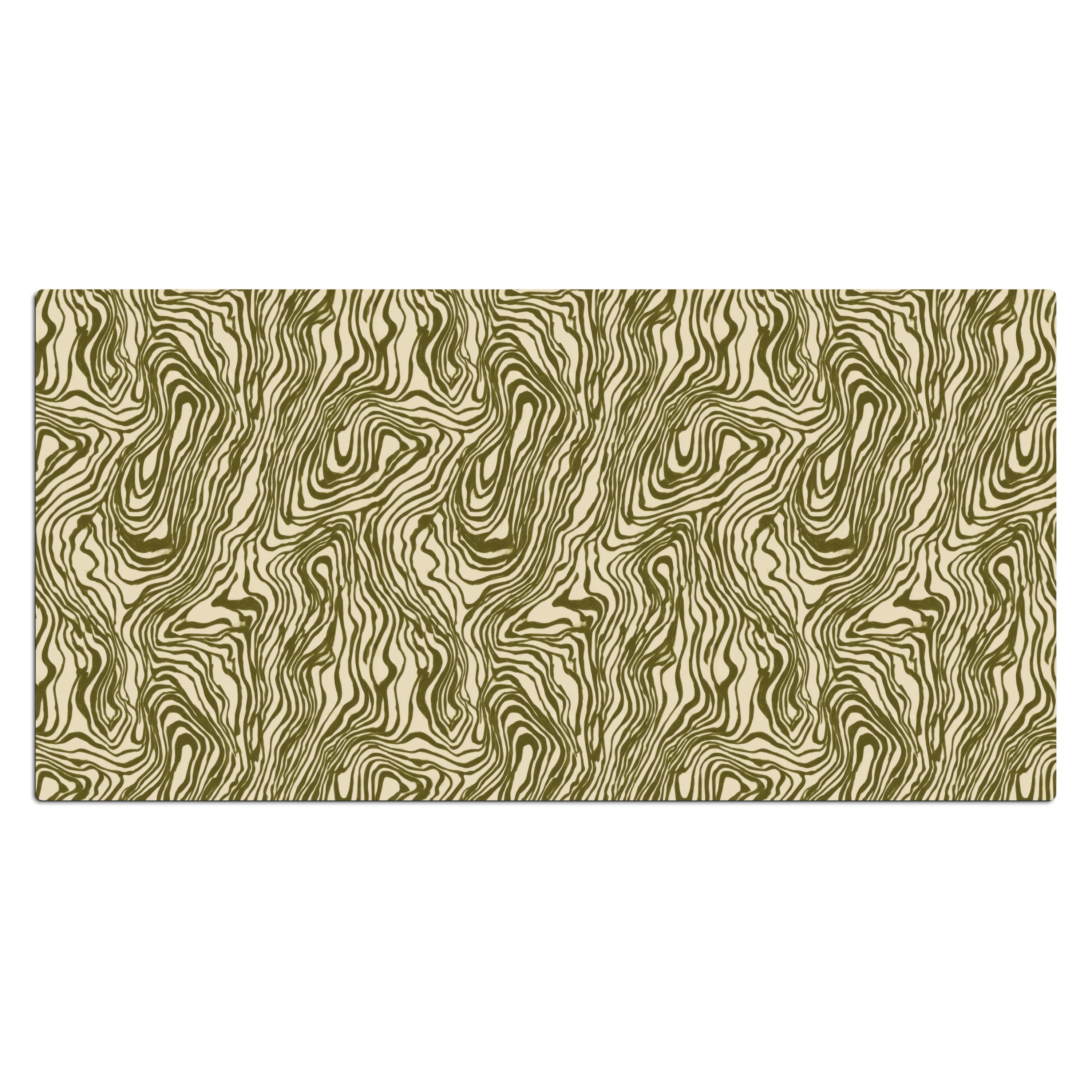 MuchoWow Gaming Mauspad Abstrakt - Marmor - Grün (1-St), Gaming Mauspad XXL, Schreibtischunterlage, Desk Mat Groß, 80x40 cm