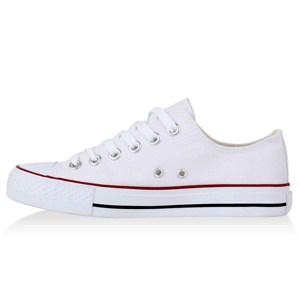 VAN HILL 94237 Sneaker Damen Sneaker Low Canvas Freizeitschuhe Schnürer Basic Sportschuhe