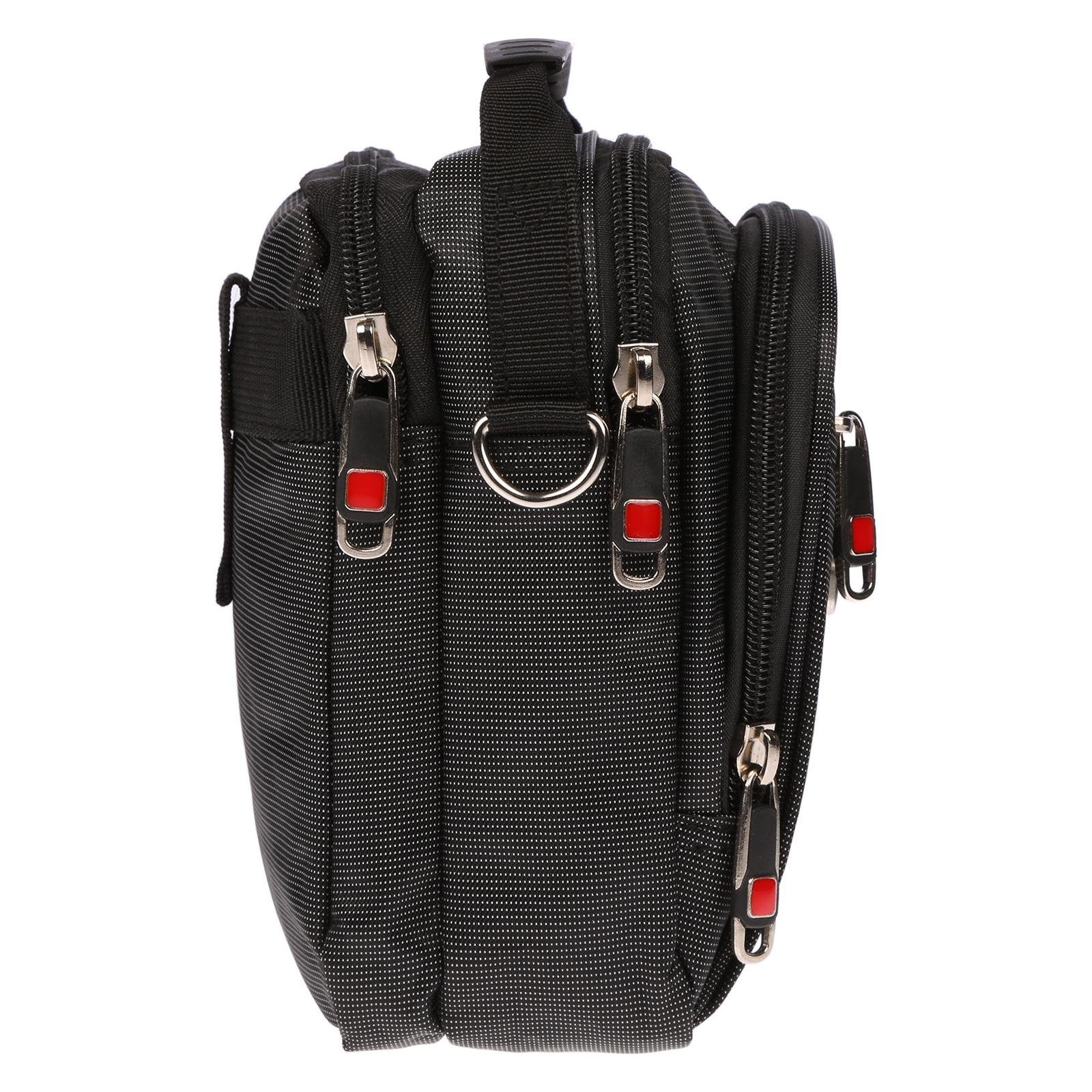 Christian Wippermann Umhängetasche Kleine Herren Damen Tasche Umhängetasche Nylon Bag (1-tlg), Logo
