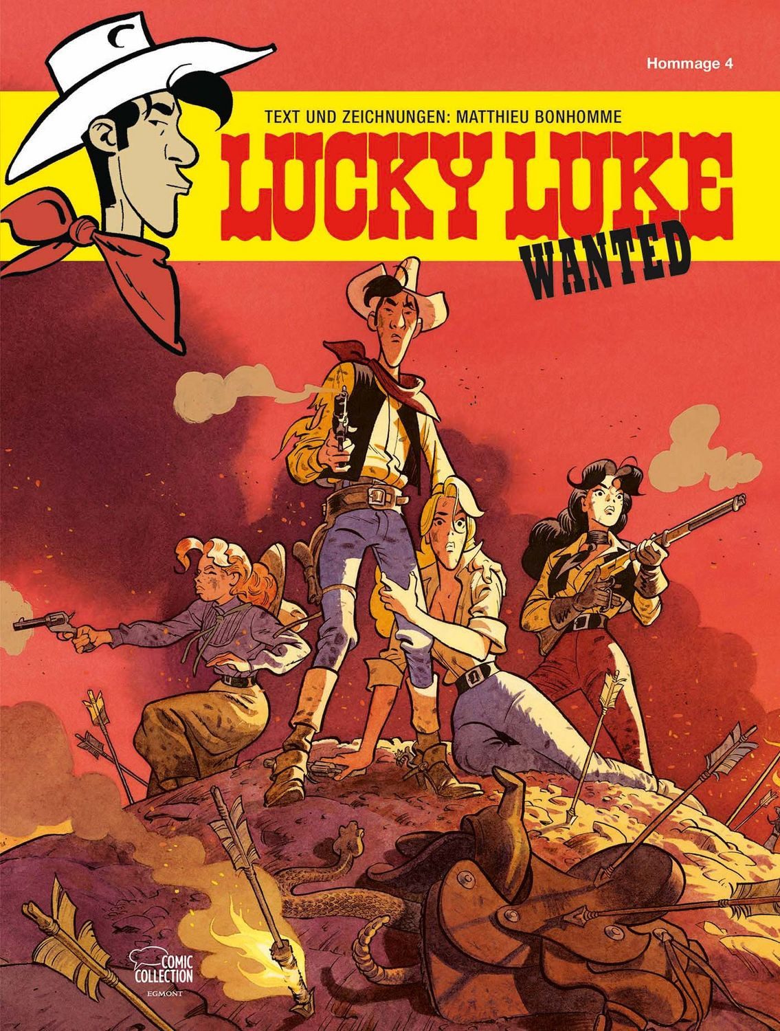 Cartoon Wanted Eine Lucky-Luke-Hommage von Matthieu Bonhomme Matthieu Bonhomme