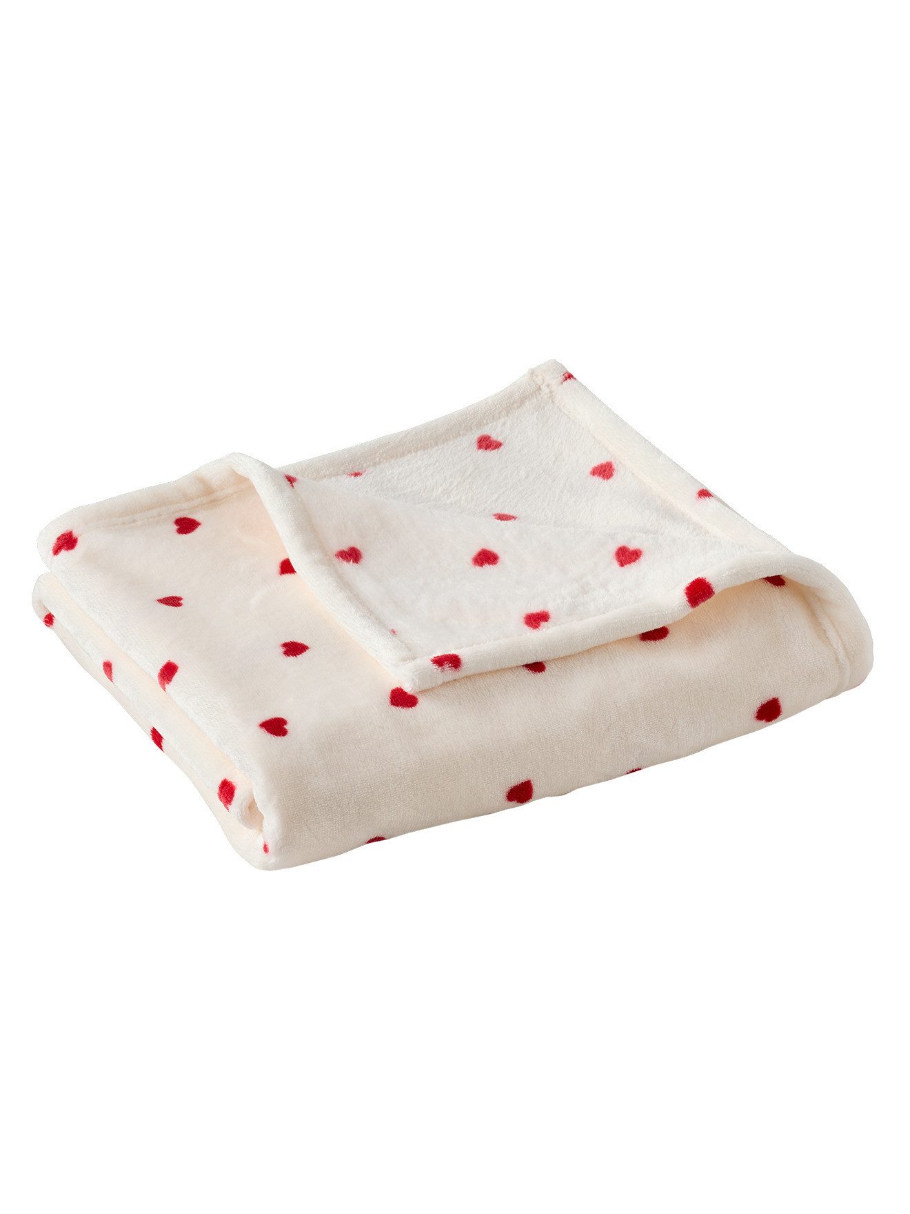 Babydecke Kinderzimmer Fleecedecke mit Karomuster, vertbaudet