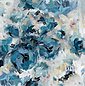 Home affaire Ölbild »Blue - Blumen in blau«, Blumenbilder, Arrangements, Abstrakte (1 Stück), Bild 1
