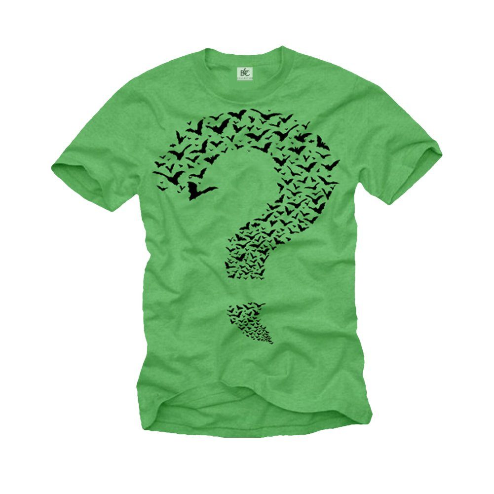 Print-Shirt Jungs Kinder Herren T-Shirt Fragezeichen Comic Gamer T-Shirt