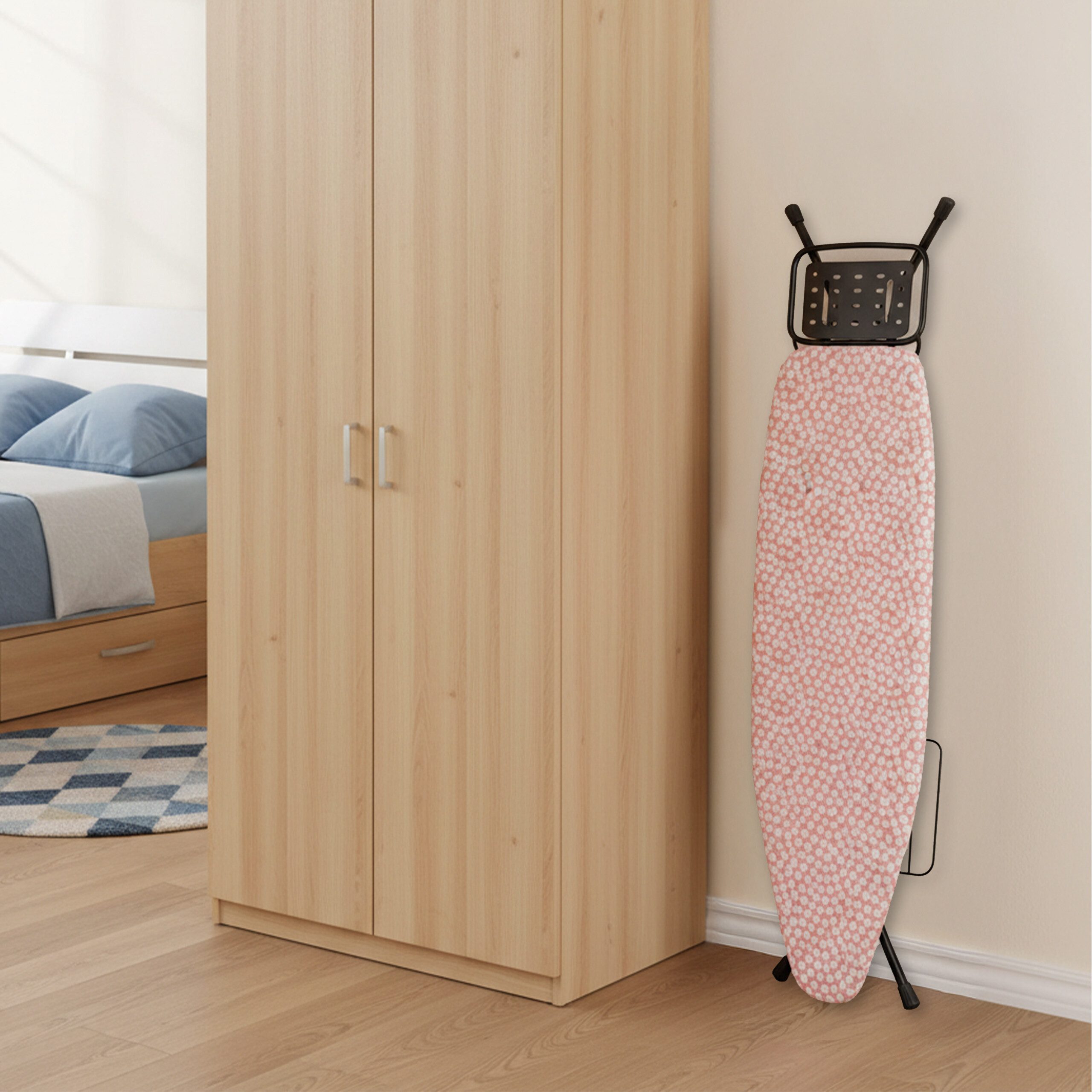 relaxdays Bügelbrett Bügelbrett 110 x 33 cm, Bügelfläche 110x33 cm, D – Bild 5 von 5
