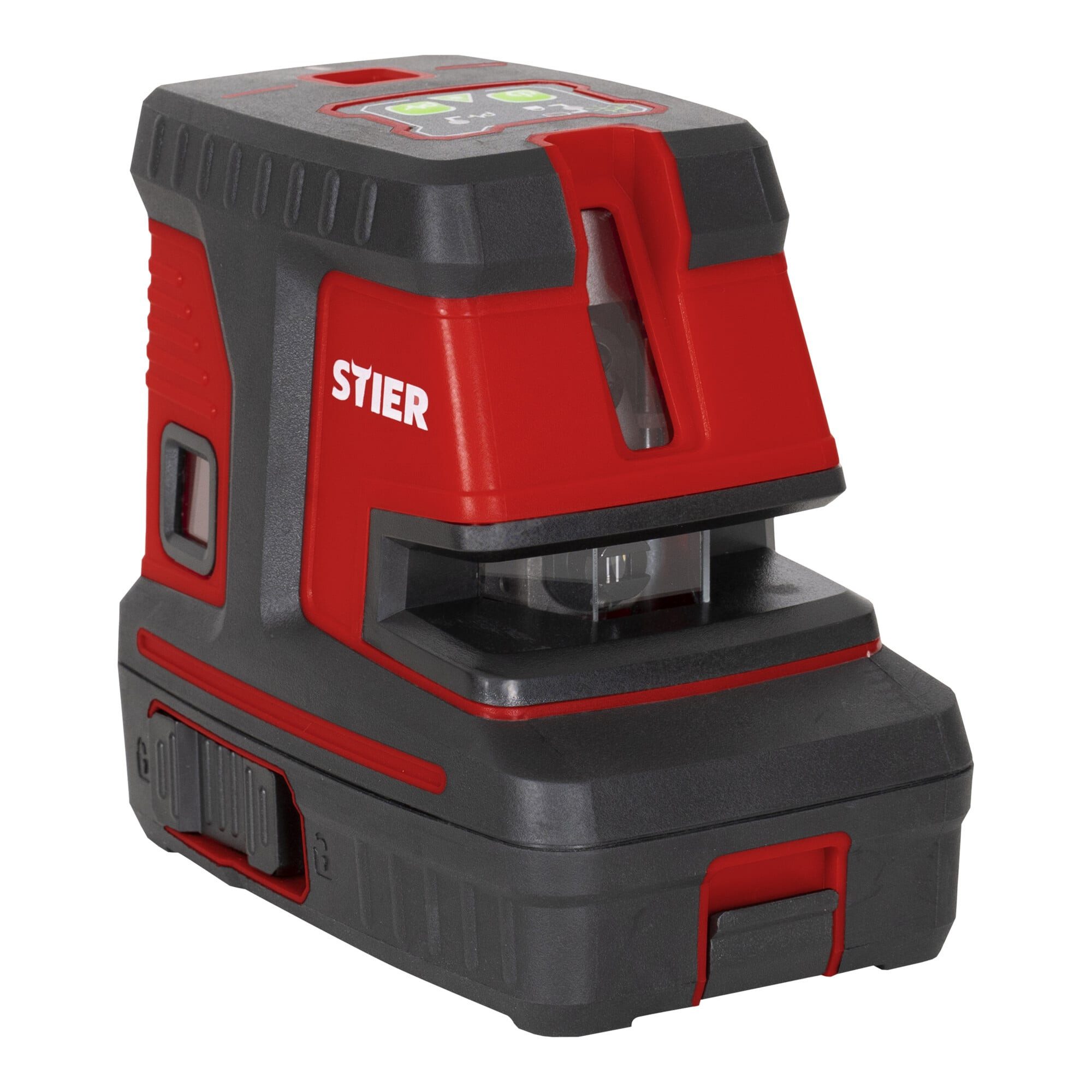 Stier Werkzeugset STIER Kreuzlinienlaser 150° x 130° mit 5 Lotpunkten grün
