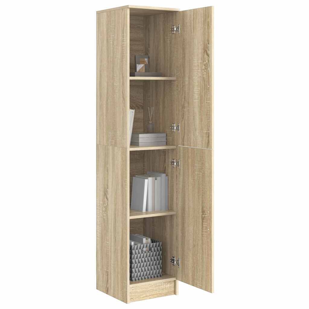 vidaXL Highboard Highboard Sonoma-Eiche 35 x 39 x 168 cm (1 St) günstig online kaufen