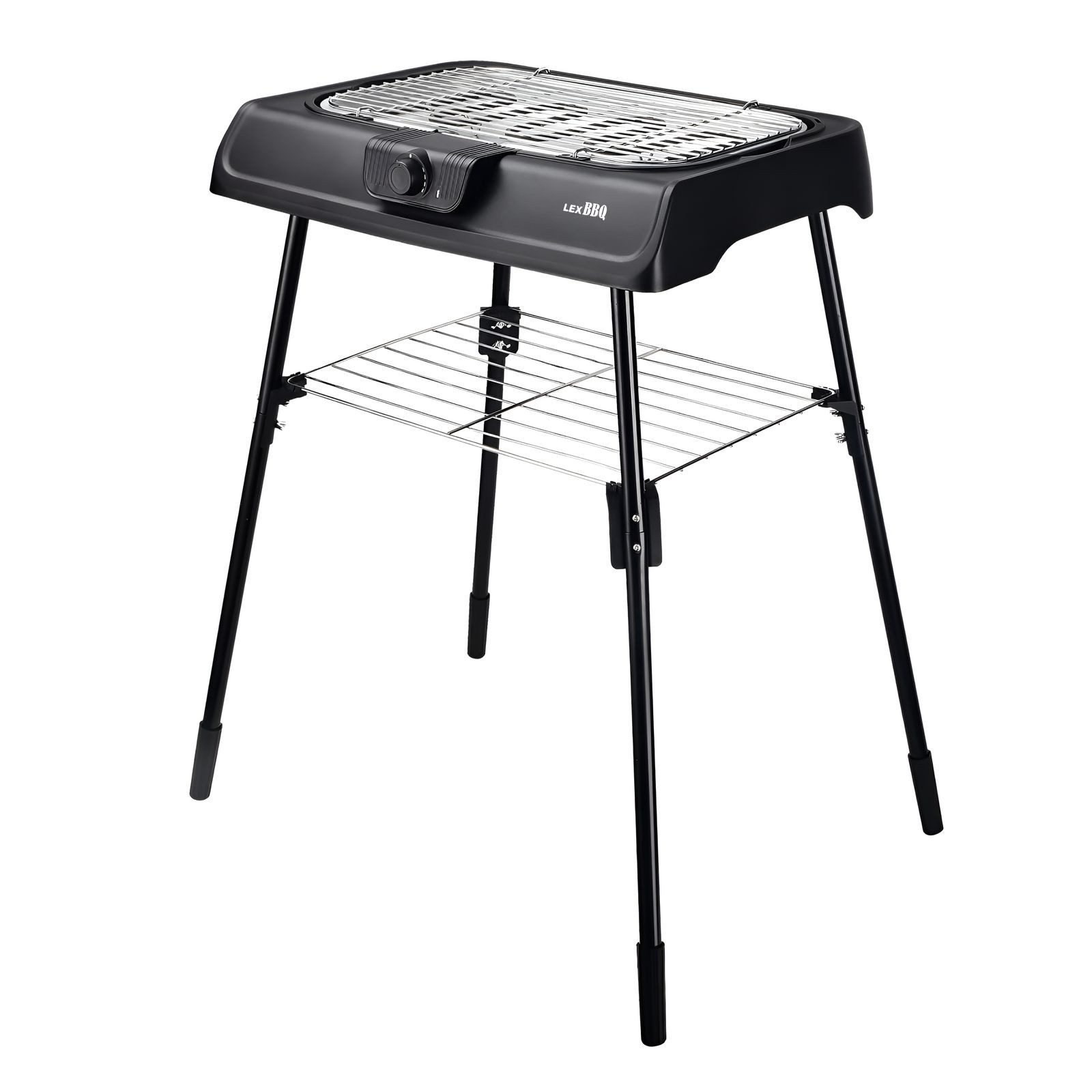 LEX Grillkamin Elektrischer Tischgrill Standgrill 2000W Balkongrill Gartengrill