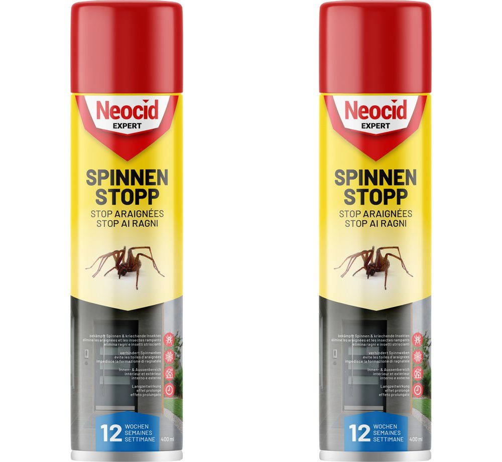 NEOCID Expert Insektenspray Spinnen-Spray Hochwirksam gegen Spinnen, 0.8 l, unmittelbarer Knock-down Effekt