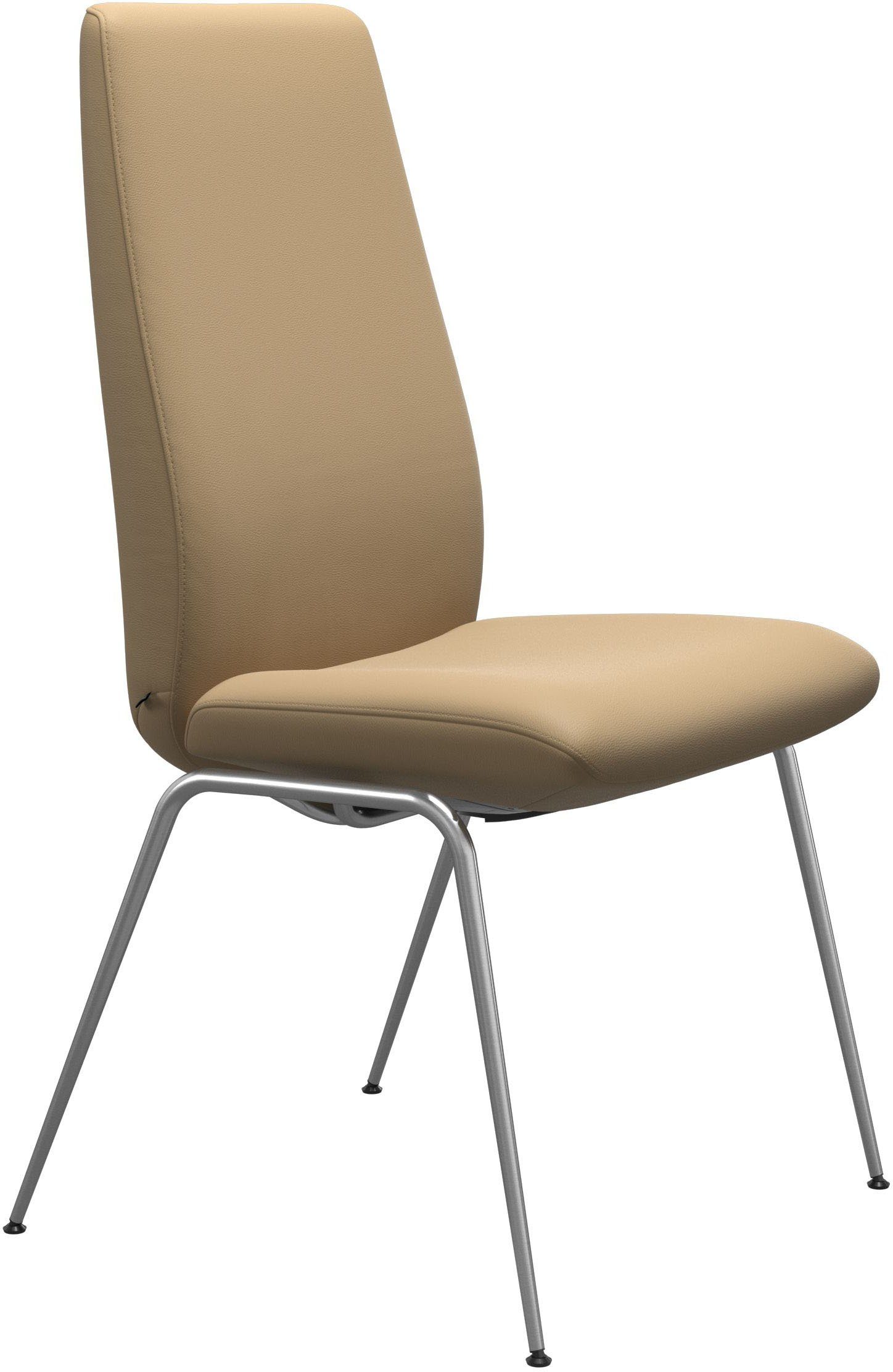 Back, mit Größe Stressless® Stahl Chrom Polsterstuhl L, matt Laurel, aus High in Beinen