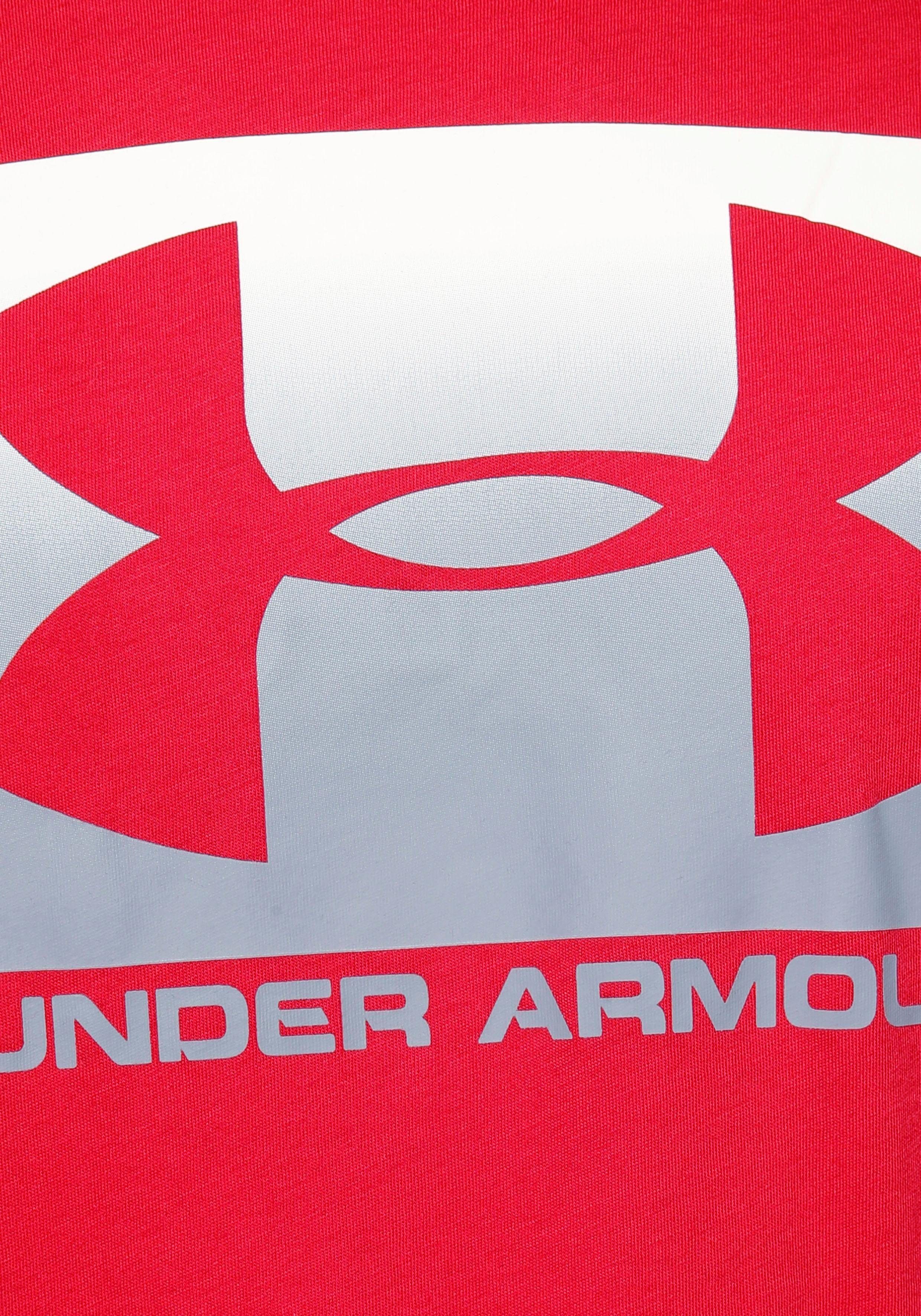 UA BOXED SHORT SPORTSTYLE Under rot-weiß Armour® T-Shirt SLEEVE