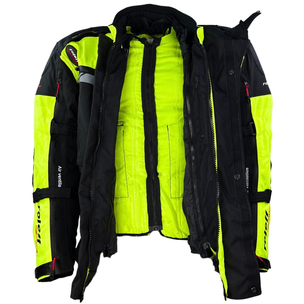 roleff Motorradjacke RO1123 Endurojacke - Robuste Offroad-Jacke mit Protektoren & Belüftung auch in großen Größen, in verschiedenen Farben erhältlich – Bild 5 von 5