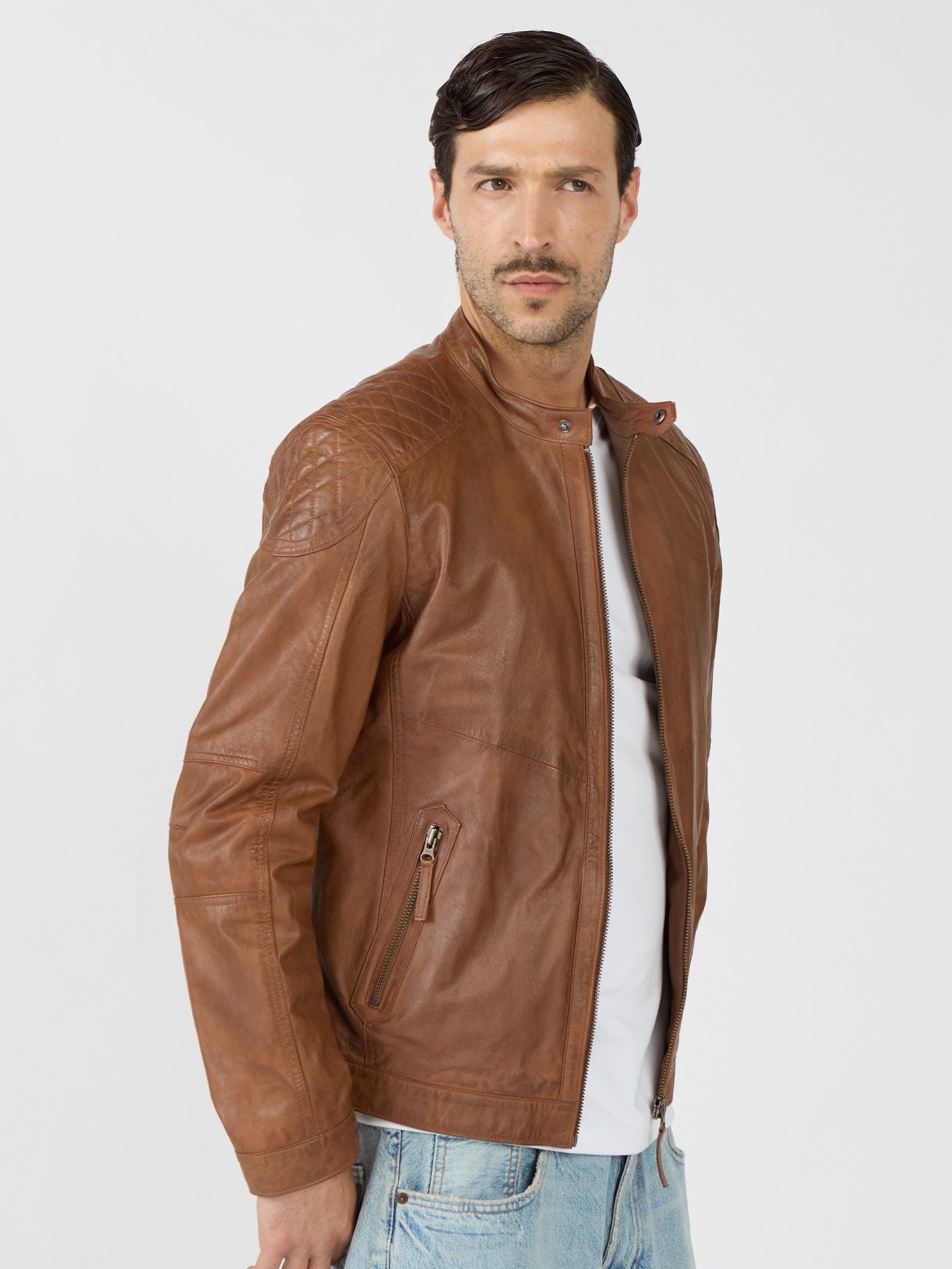 MUSTANG Lederjacke Max günstig online kaufen