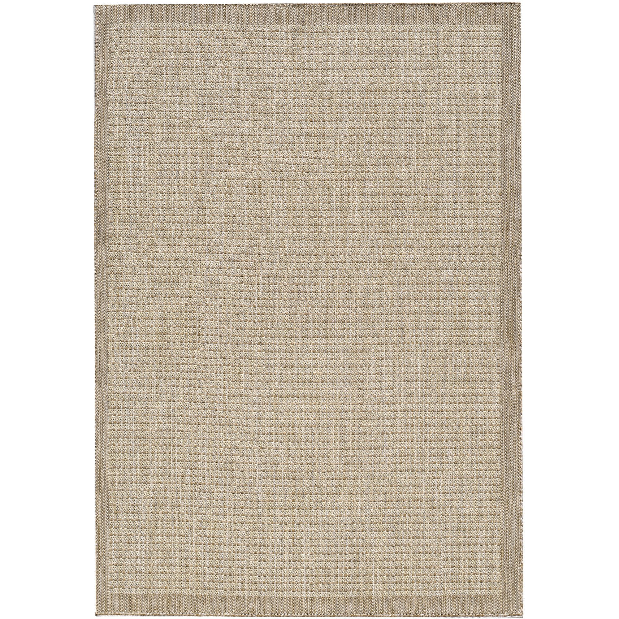 SIMPEX24 Outdoorteppich Unicolor, Rechteckig, Höhe: 3 mm, Teppich Wetterfest Waschbar Balkon, Garten, Terrasse und Küchenteppich