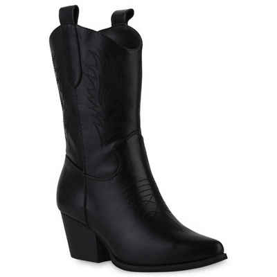 VAN HILL 839873 Cowboy Boots Bequeme Schuhe